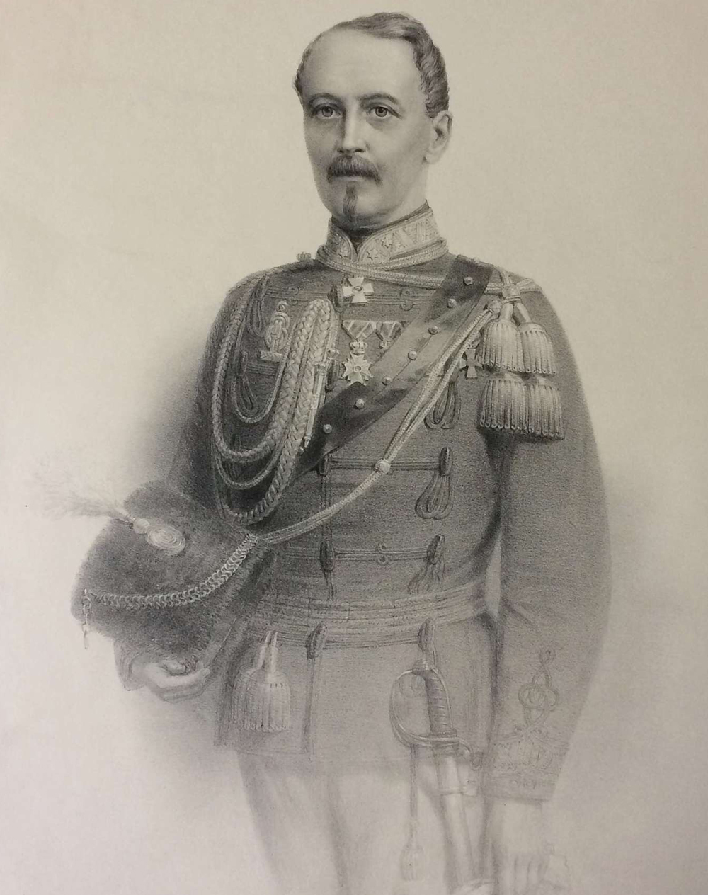 Portret van luitenant-generaal Arnold Emile Mansfeldt
