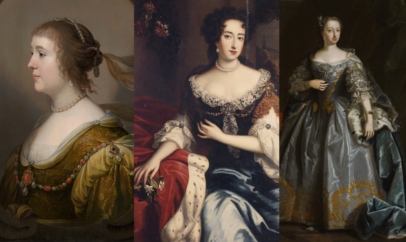 Amalia van Solms - Maria II Stuart - Anna van Hanover