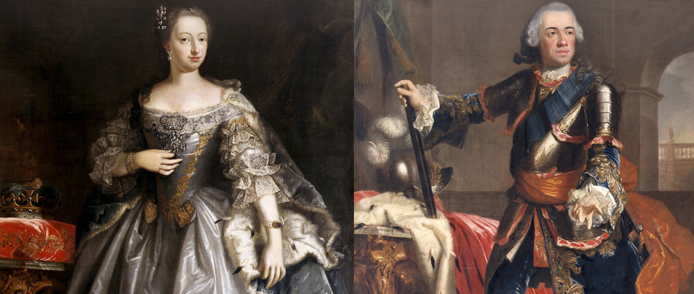 Stadhouder Willem IV en Anna van Hannover 
