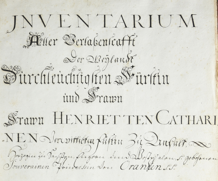 Inventaris van nagelaten goederen van Henriëtte Catharina