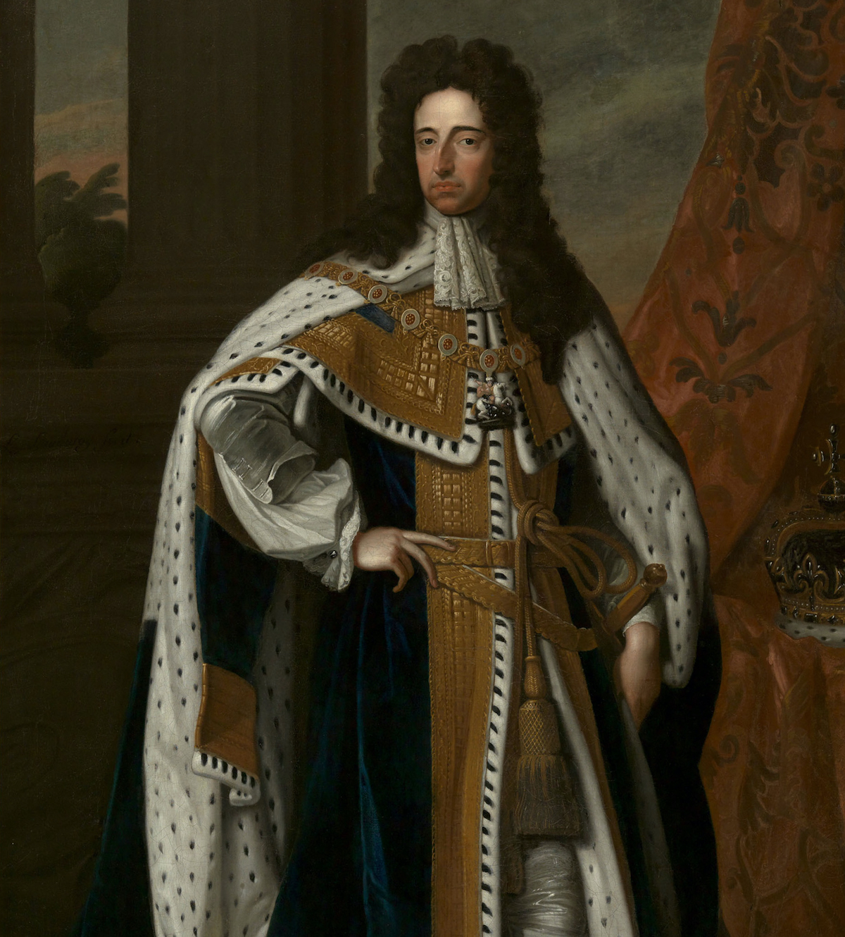 koning-stadhouder Willem III door L. Hauduroy