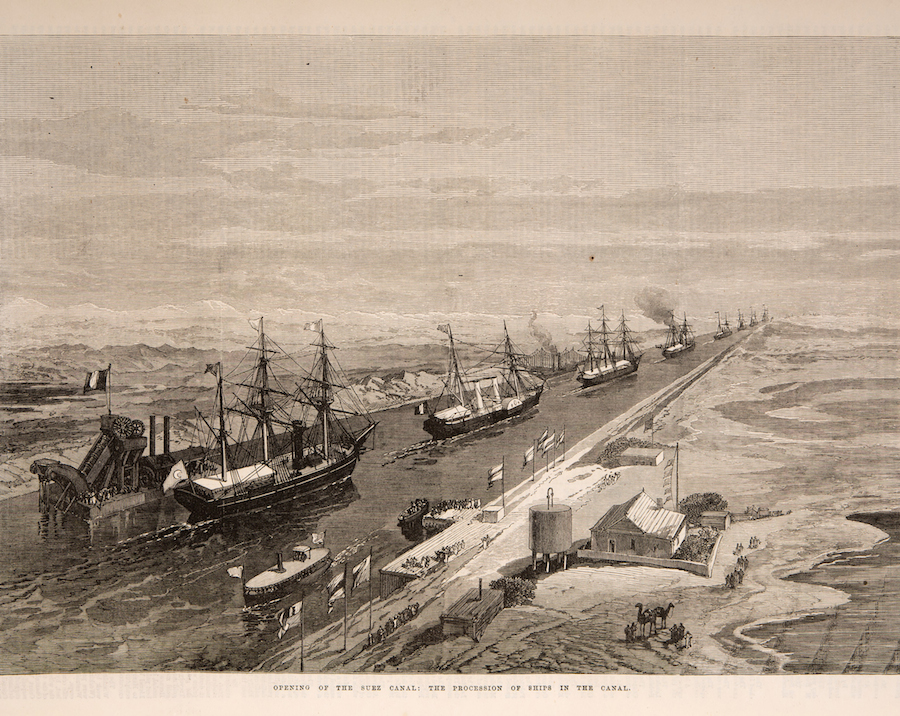 Opening Suezkanaal in The Illustrated London News