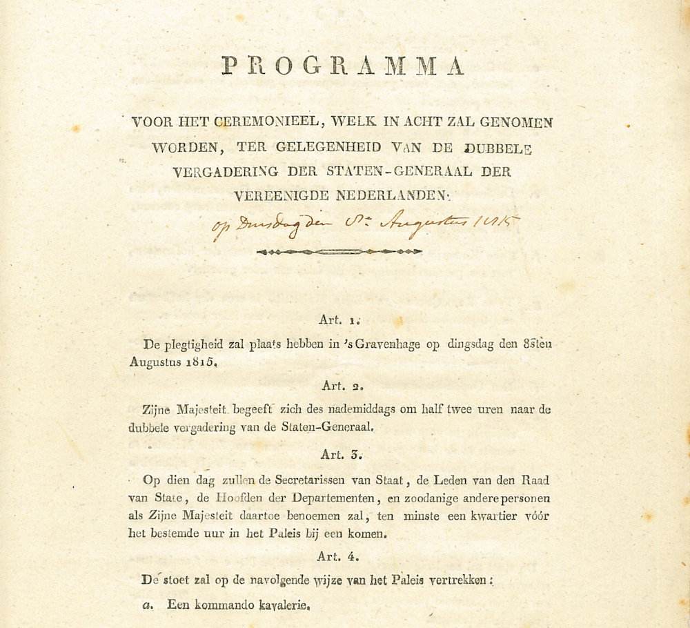 programma 1815